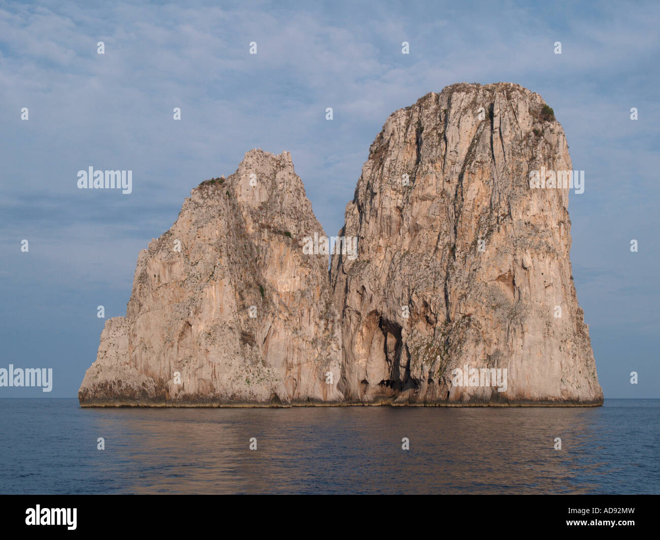 View of Faraglioni rocks Capri Italy Stock Photo - Alamy