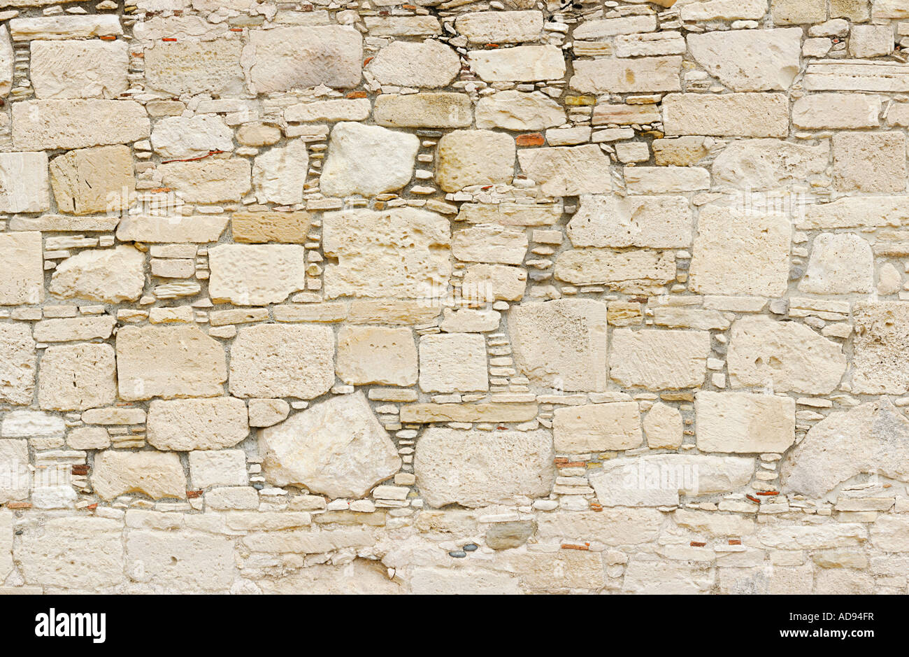Ancient rustic stone wall Stock Photo - Alamy