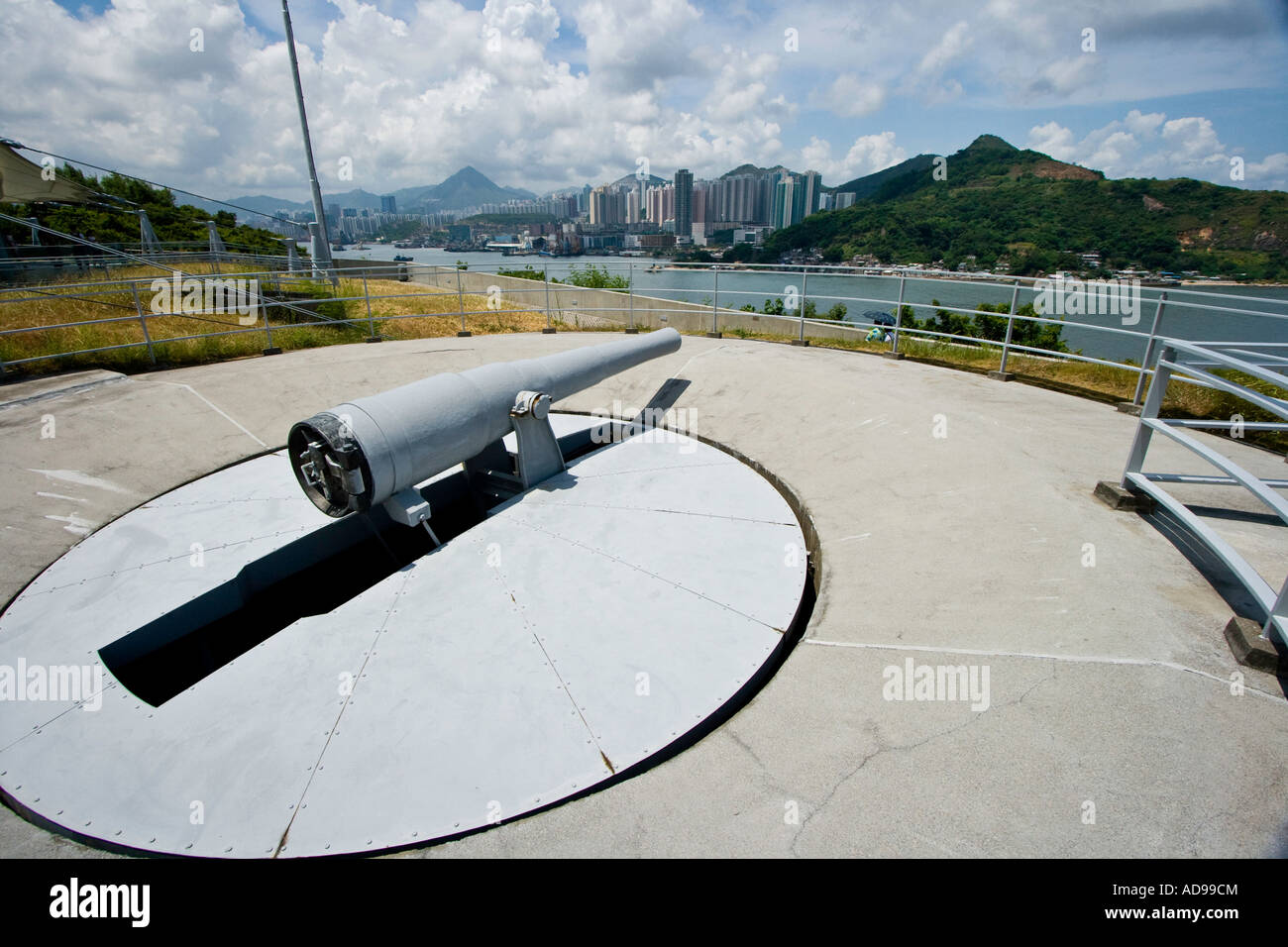 Gun Emplacement Museum of Coastal Defence Hong Kong Stock Photo Alamy