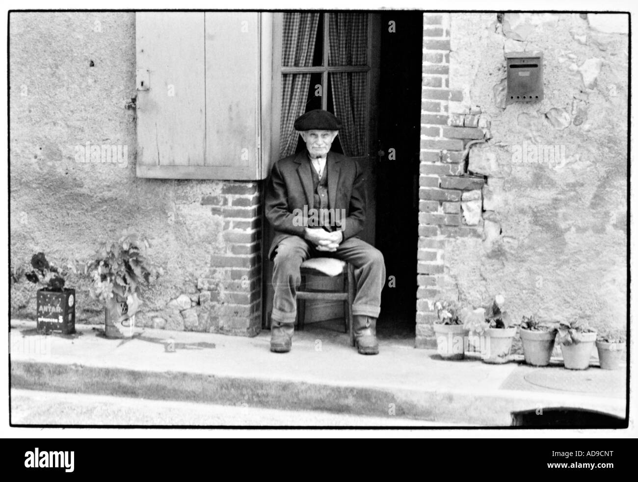 No Mr Street Photography Old Man Sitting At The Front Door