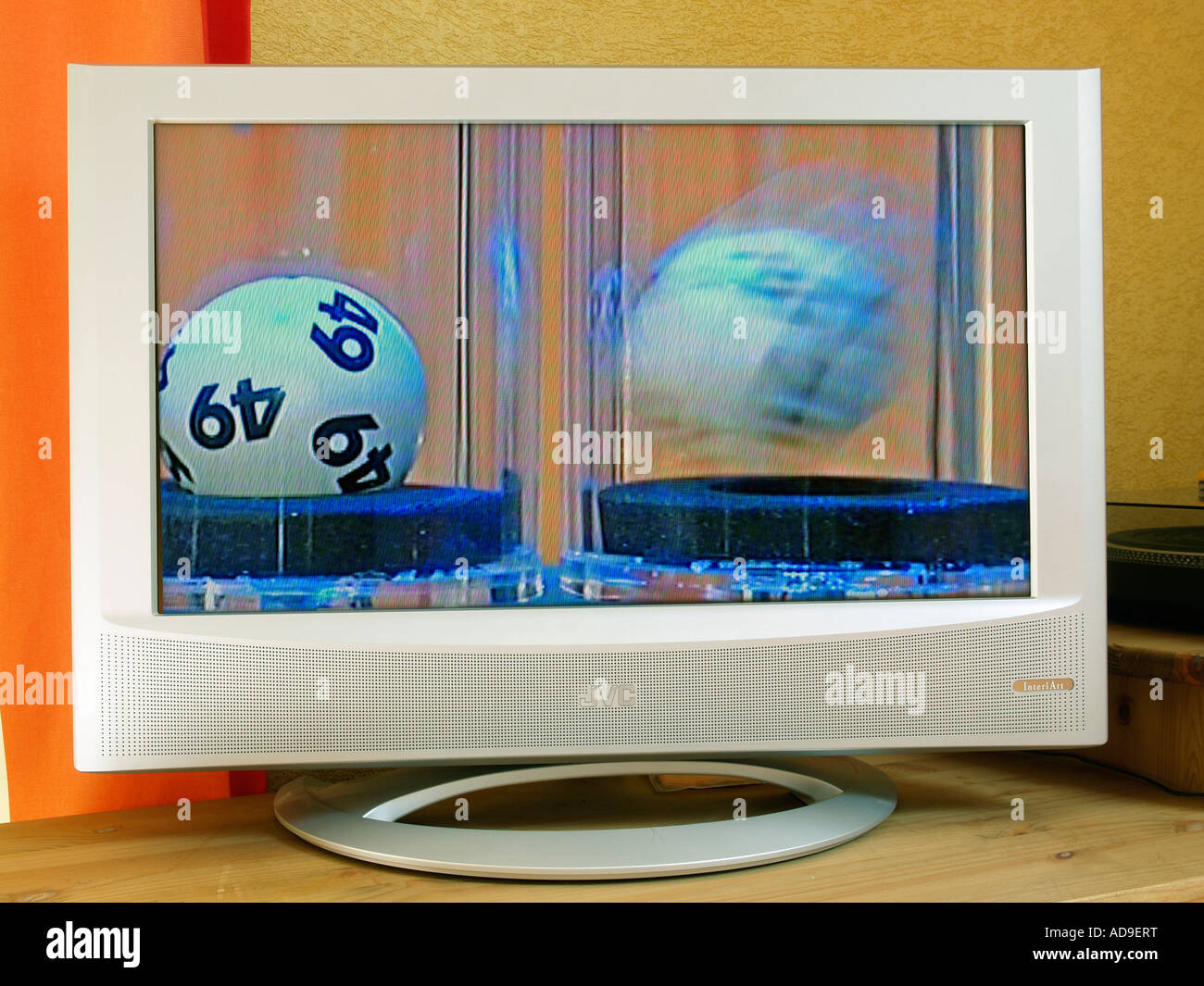 drawing for lottery Lotto in TV Stock Photo - Alamy