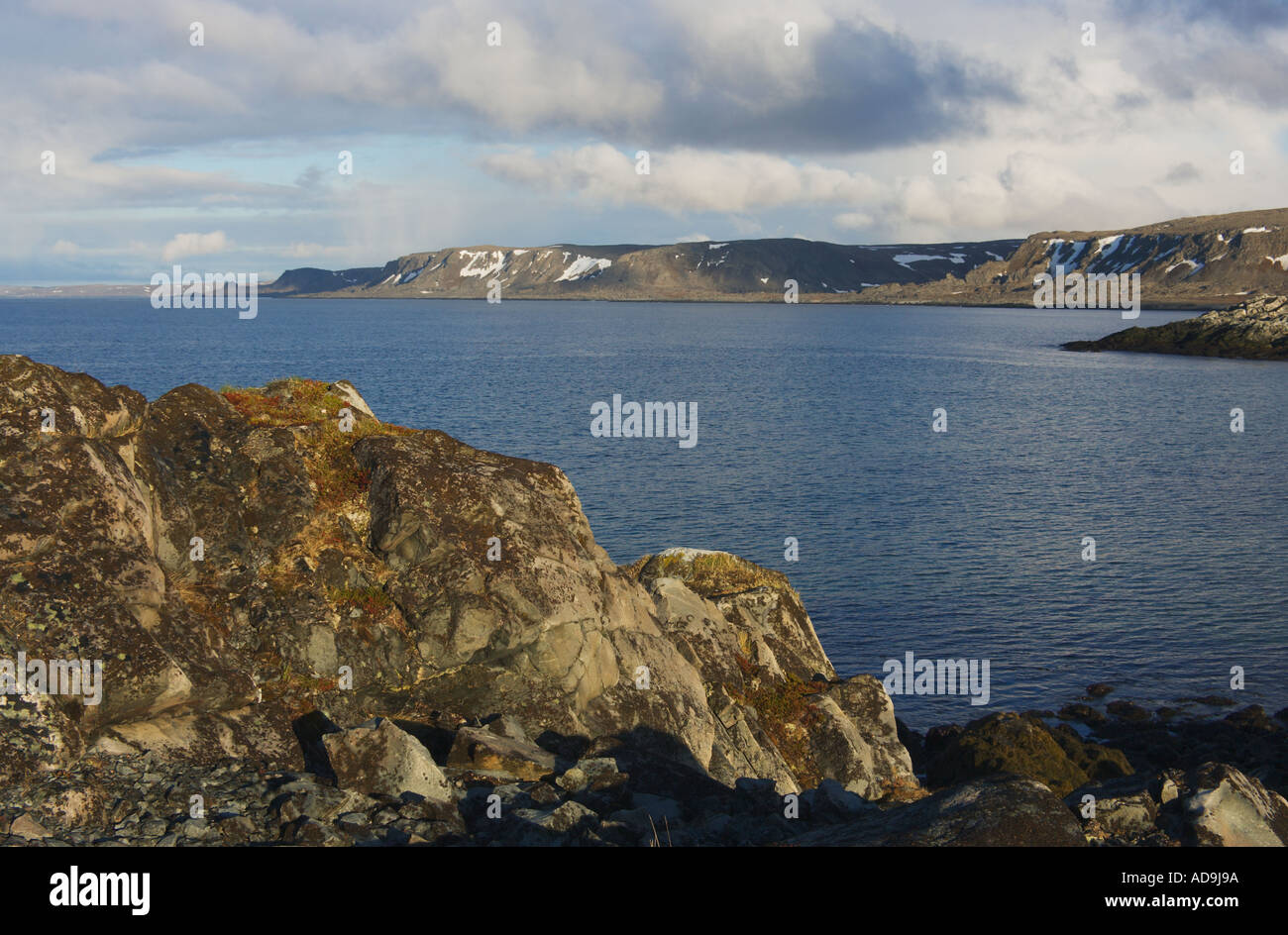 Arctic Ocean coastline Stock Photo