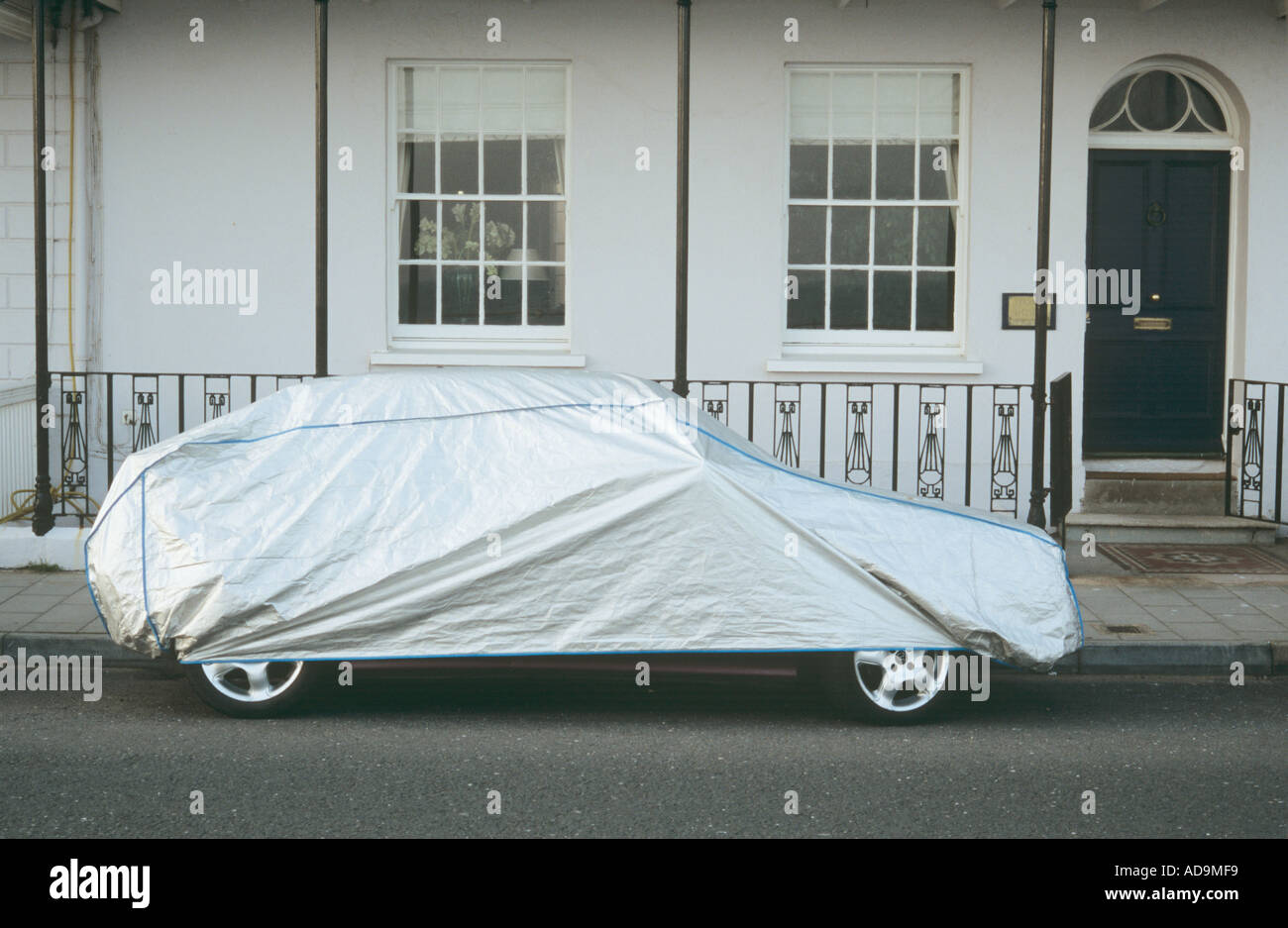Car wrapped car cover sheet hi-res stock photography and images - Alamy