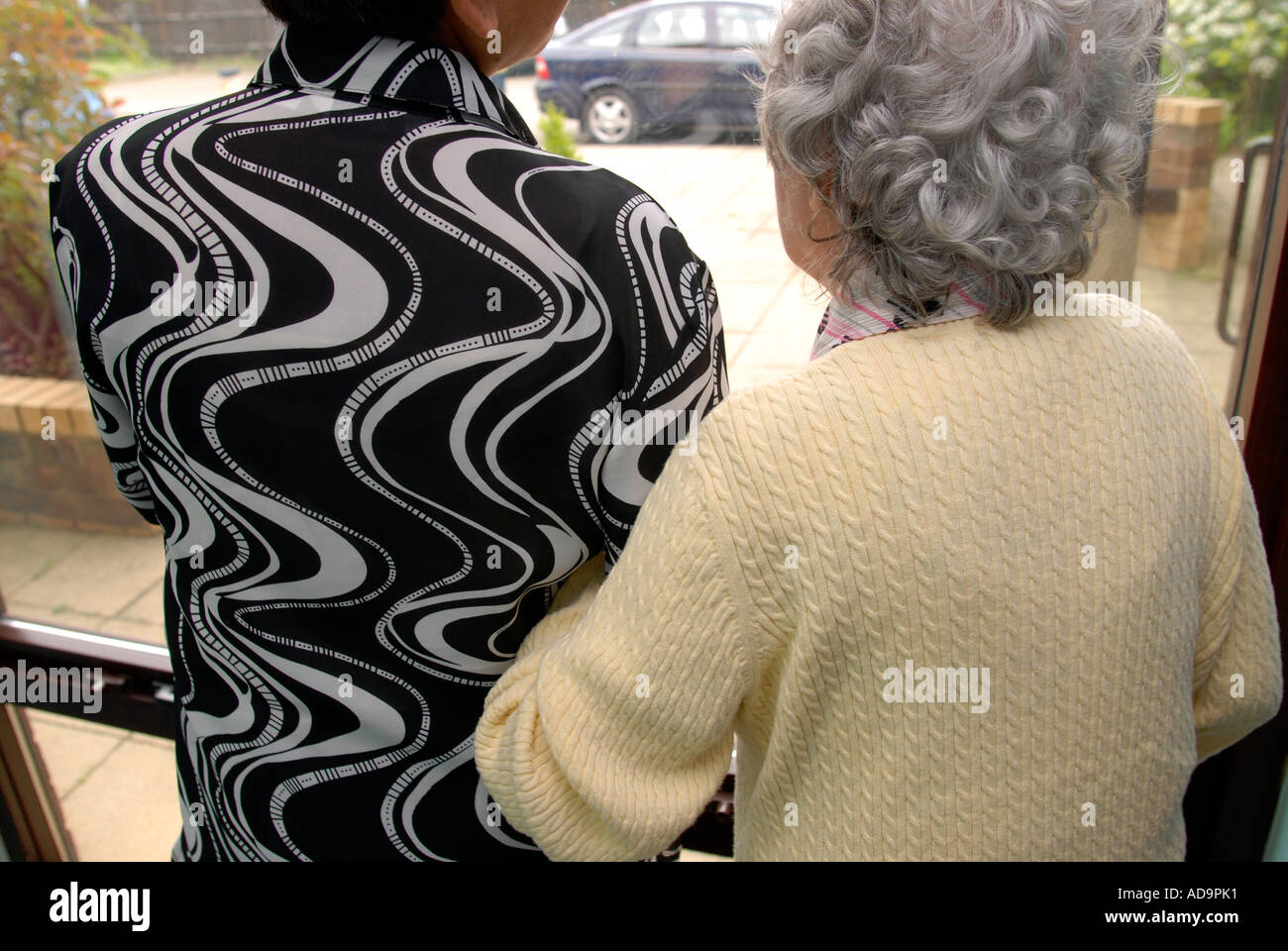 Elderly care home uk carer hi-res stock photography and images - Alamy
