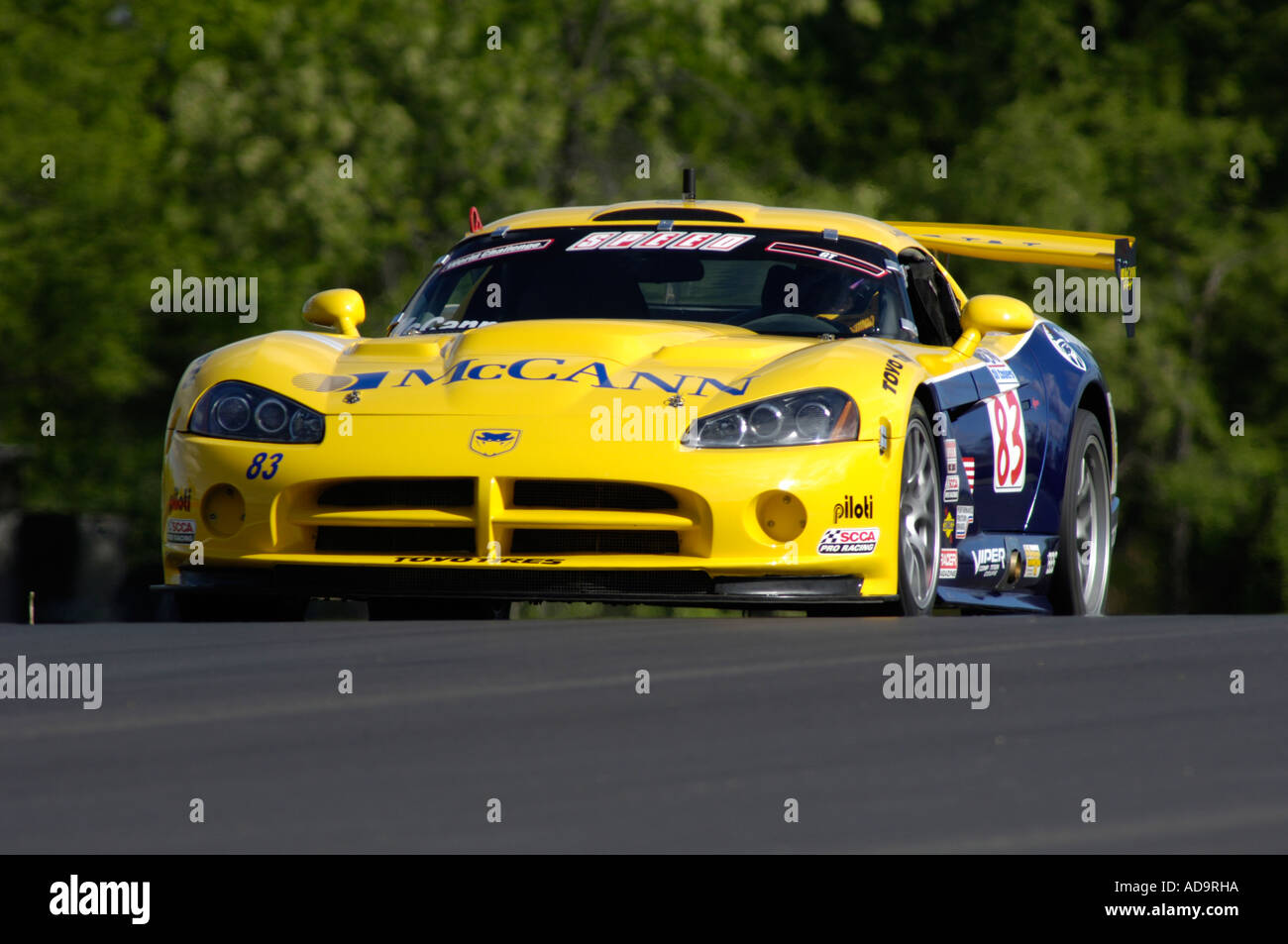Jim McCann races his Dodge Viper Competition Coupe at the Speed World Challenge GT at Mid-Ohio 2006 Stock Photo