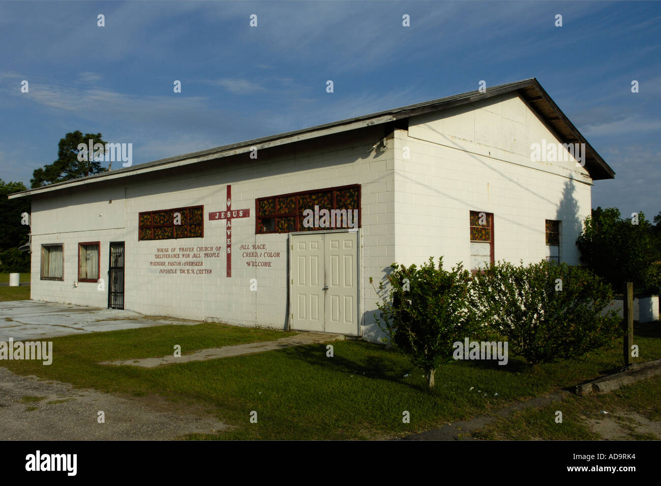 small church in Hoffman North Carolina USA Stock Photo Alamy