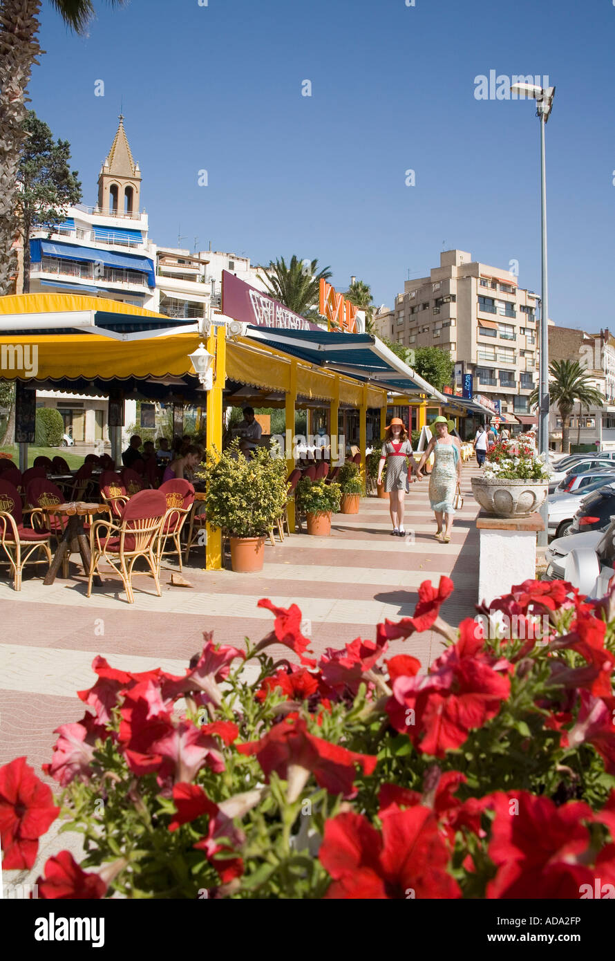 The town of Palamos on the Costa Brava in Spain Stock Photo