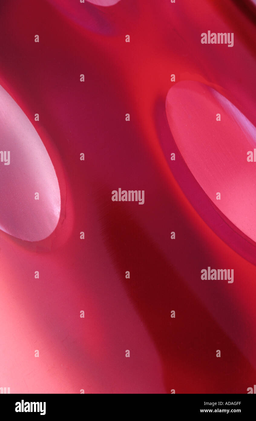 Red Ovals Stock Photo