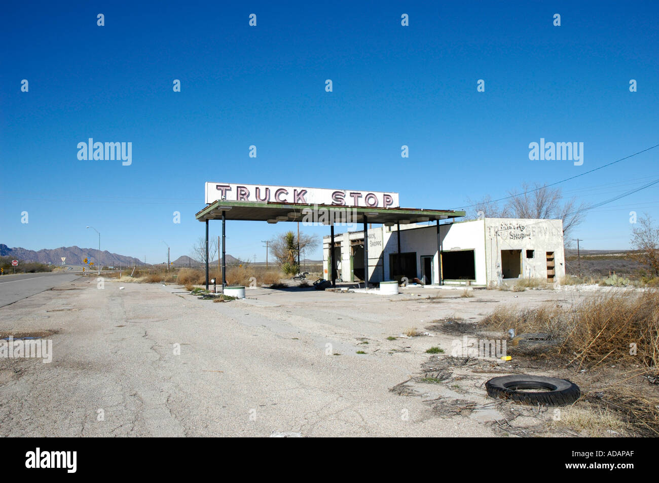 On old route 66 in the southwestern part of the USA Arizona american