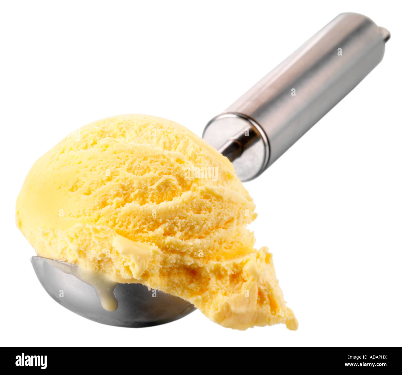 SCOOP OF ICE CREAM CUT OUT Stock Photo