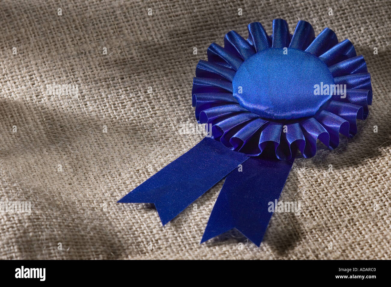First Place Ribbon Winner Stock Photo