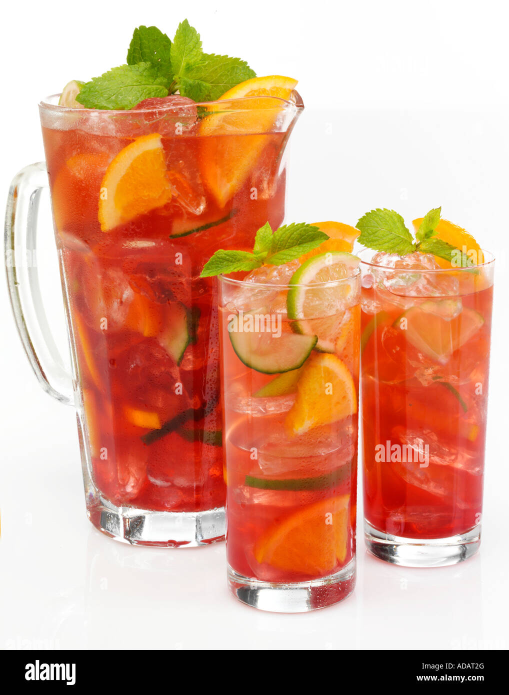 SPANISH SANGRIA  CUT OUT Stock Photo