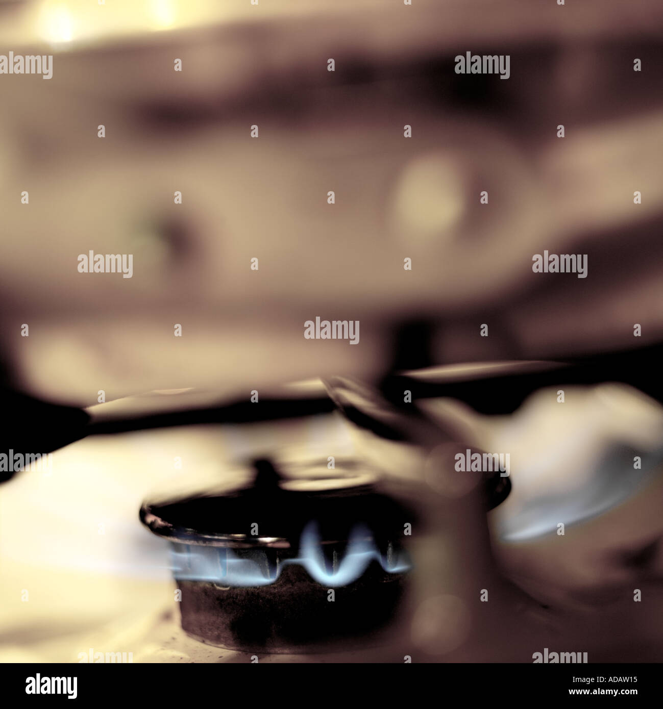 frying pan on the fire Stock Photo Alamy