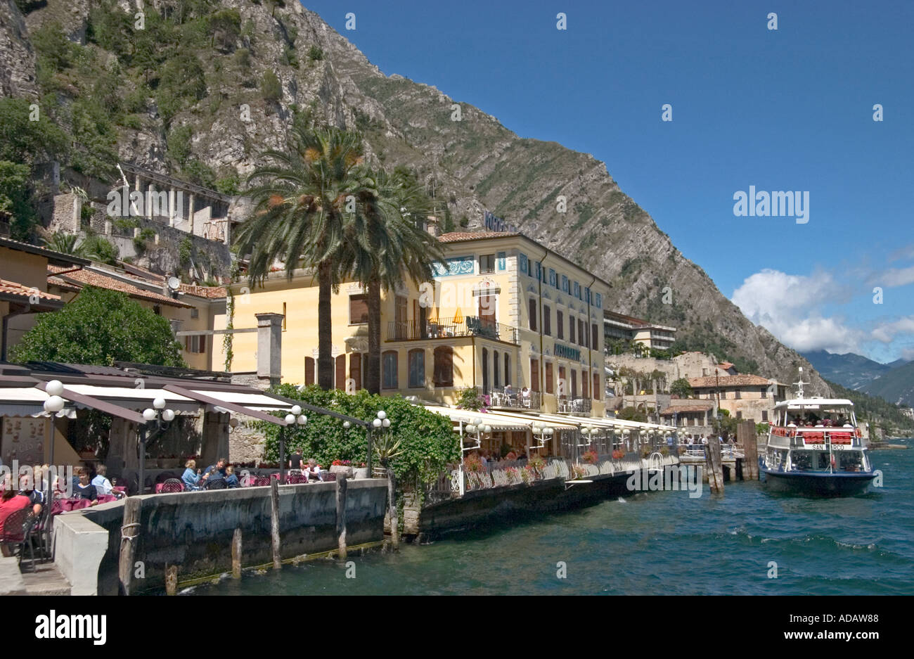 Limone Lakeside Garda Italy Stock Photo - Alamy