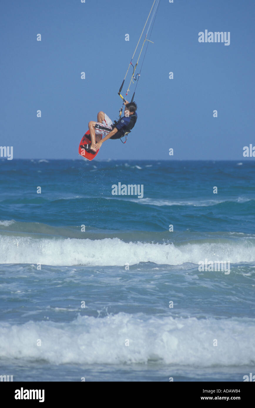 Kiteboarding, Sunshine Coast, Queensland, Australia Stock Photo Alamy