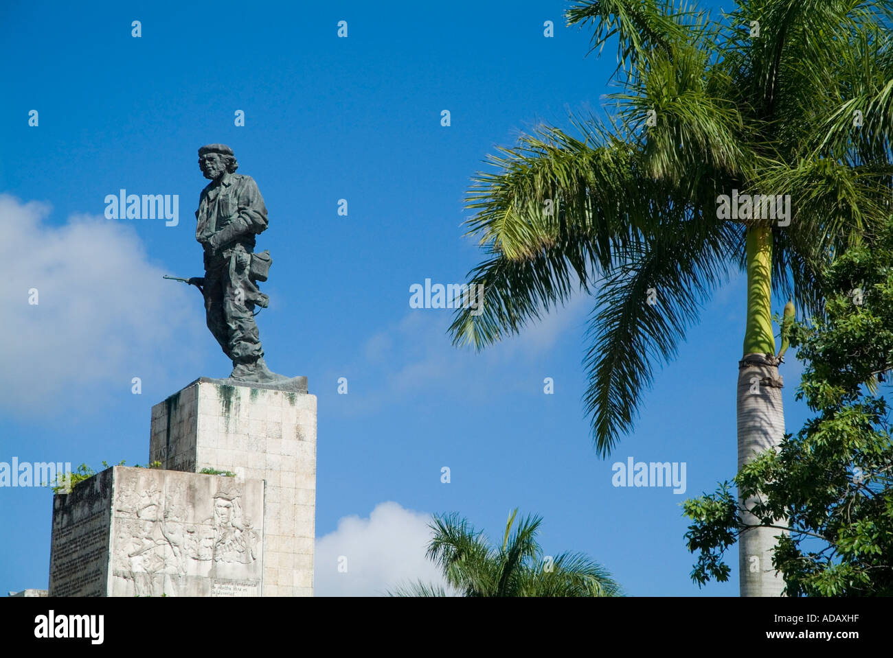 Che Guevara Memorial Statue on the Plaza de la Revolucion, Santa Clara, Villa Clara, Cuba. Stock Photo