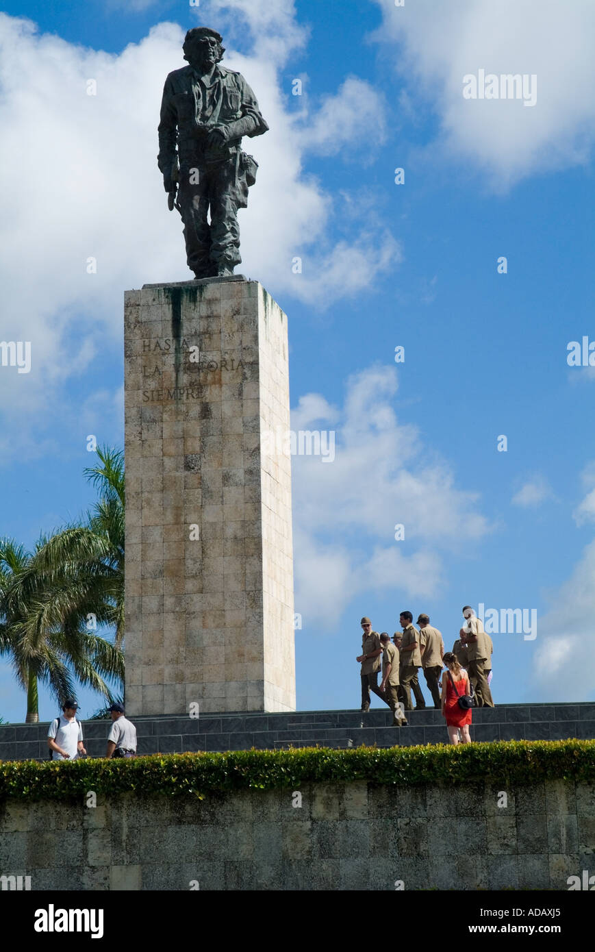 Che Guevara Memorial Statue on the Plaza de la Revolucion, Santa Clara, Villa Clara, Cuba. Stock Photo