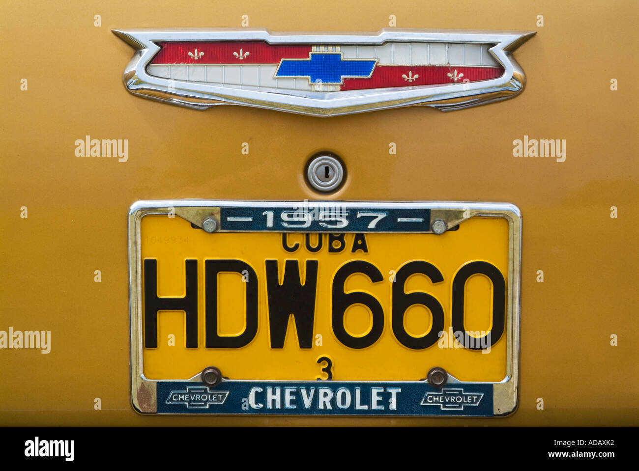Classic American car bumper in Varadero, Matanzas, Cuba Stock Photo Alamy