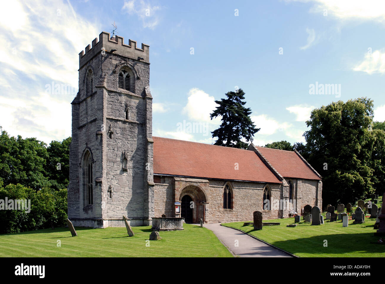 St. Nicholas Church, Beaudesert, Henley in Arden, Warwickshire, England, UK Stock Photo
