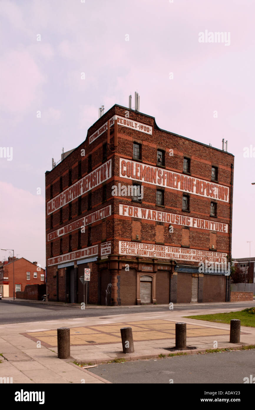 Coleman s fireproof depository for warehouse furniture in Liverpool UK