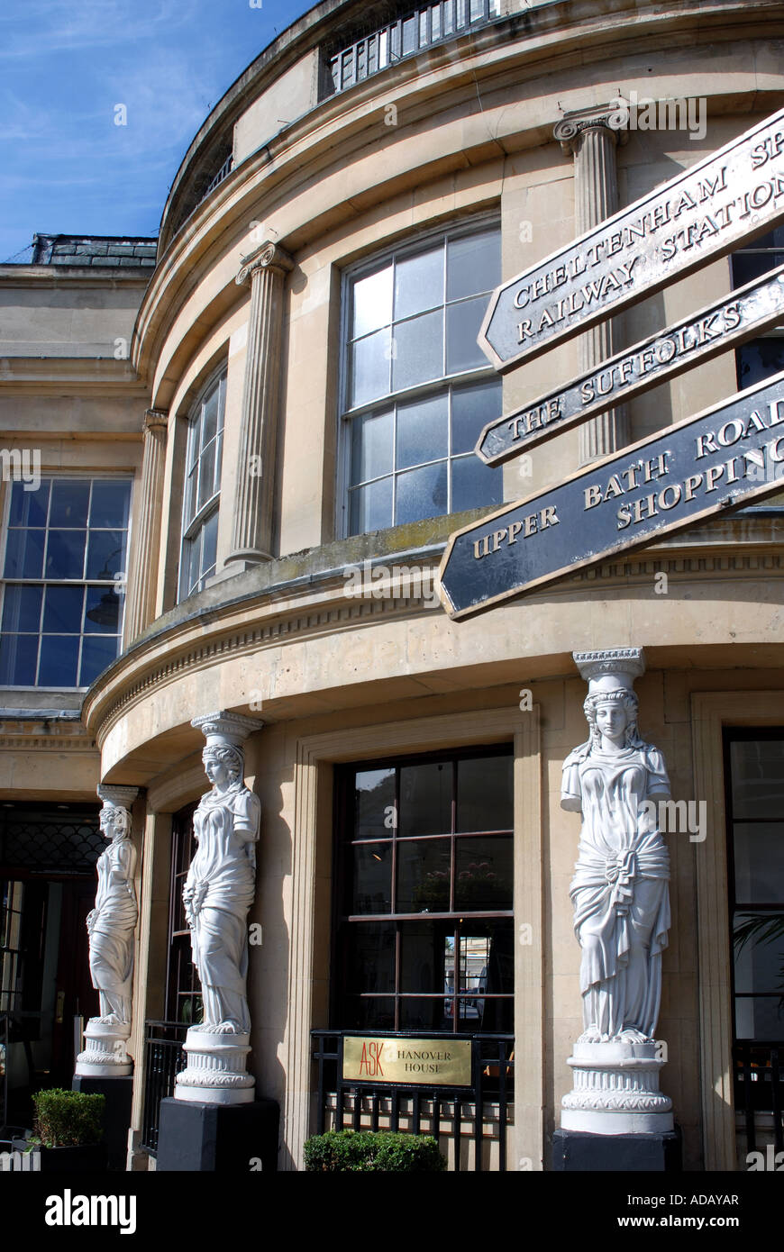 Caryatids at Montpellier Walk, Cheltenham Spa, Gloucestershire, England