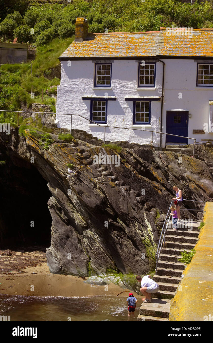 Polperro in Cornwall, UK Stock Photo Alamy