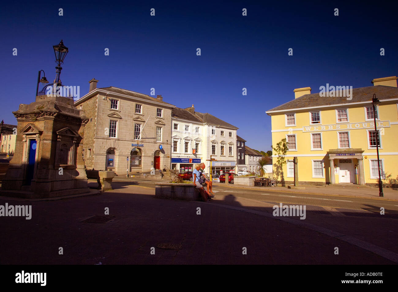 The town of Liskeard in south east Cornwall UK Stock Photo