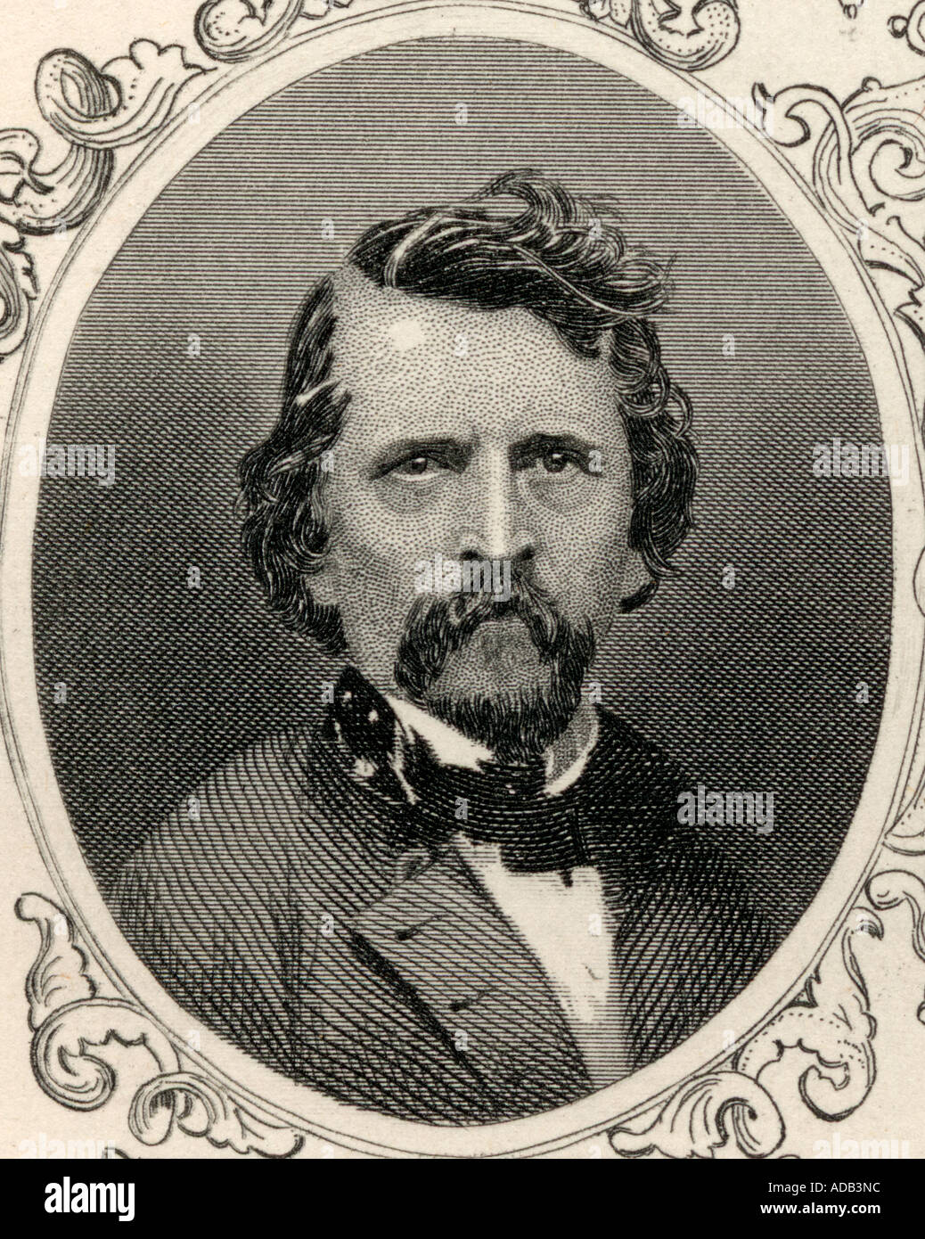 Earl Van Dorn, 1820 -1863. American Confederate General during the American Civil War Stock Photo