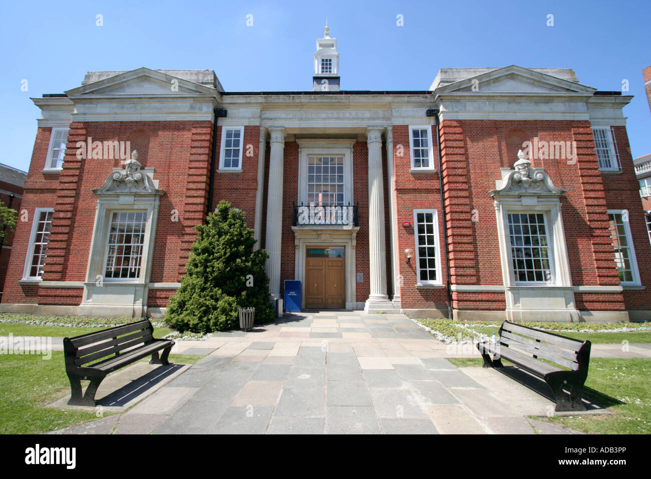 london borough of council offices main entrance hendon england