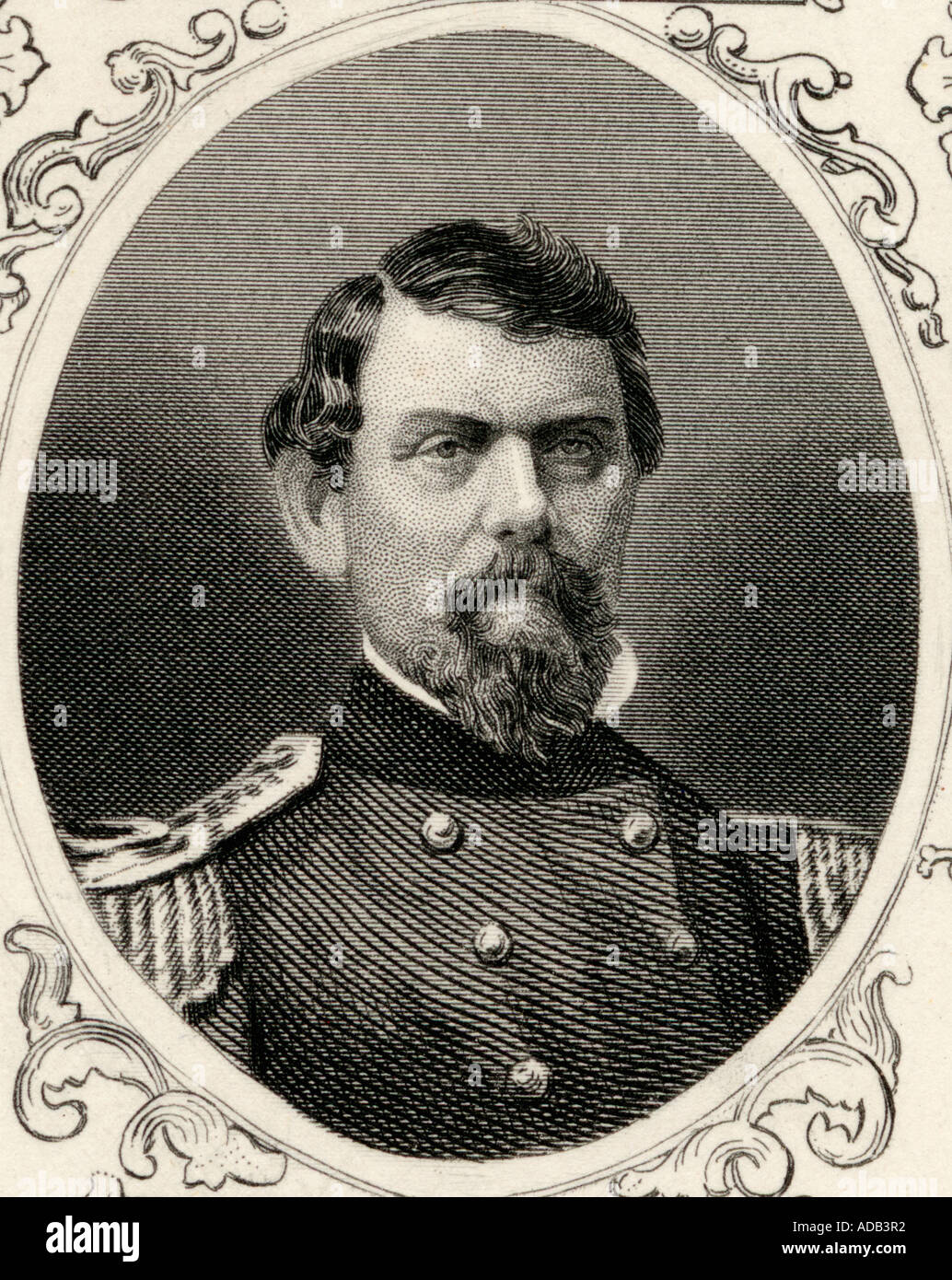 William Joseph Hardee, Old Reliable, 1815 - 1873. American General in the Confederate army during the American Civil War. Stock Photo