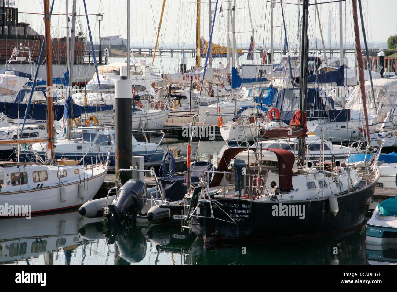 admiral's quay ocean village marina yachts berthed southampton