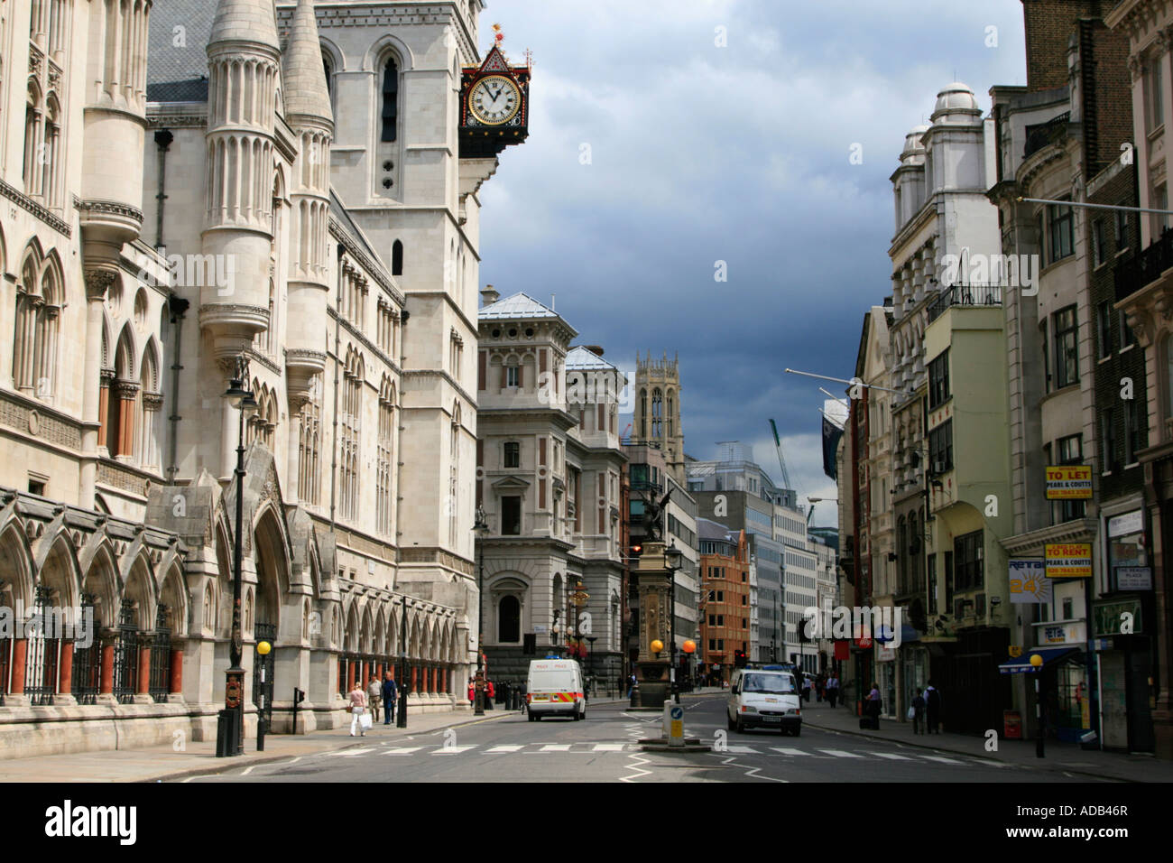 fleet street london england uk gb Stock Photo - Alamy