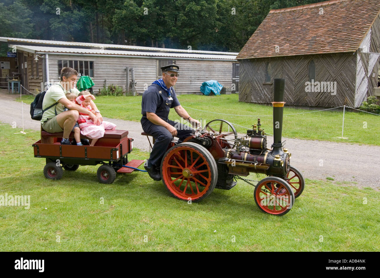 Working miniature steam engine Stock Photo Alamy
