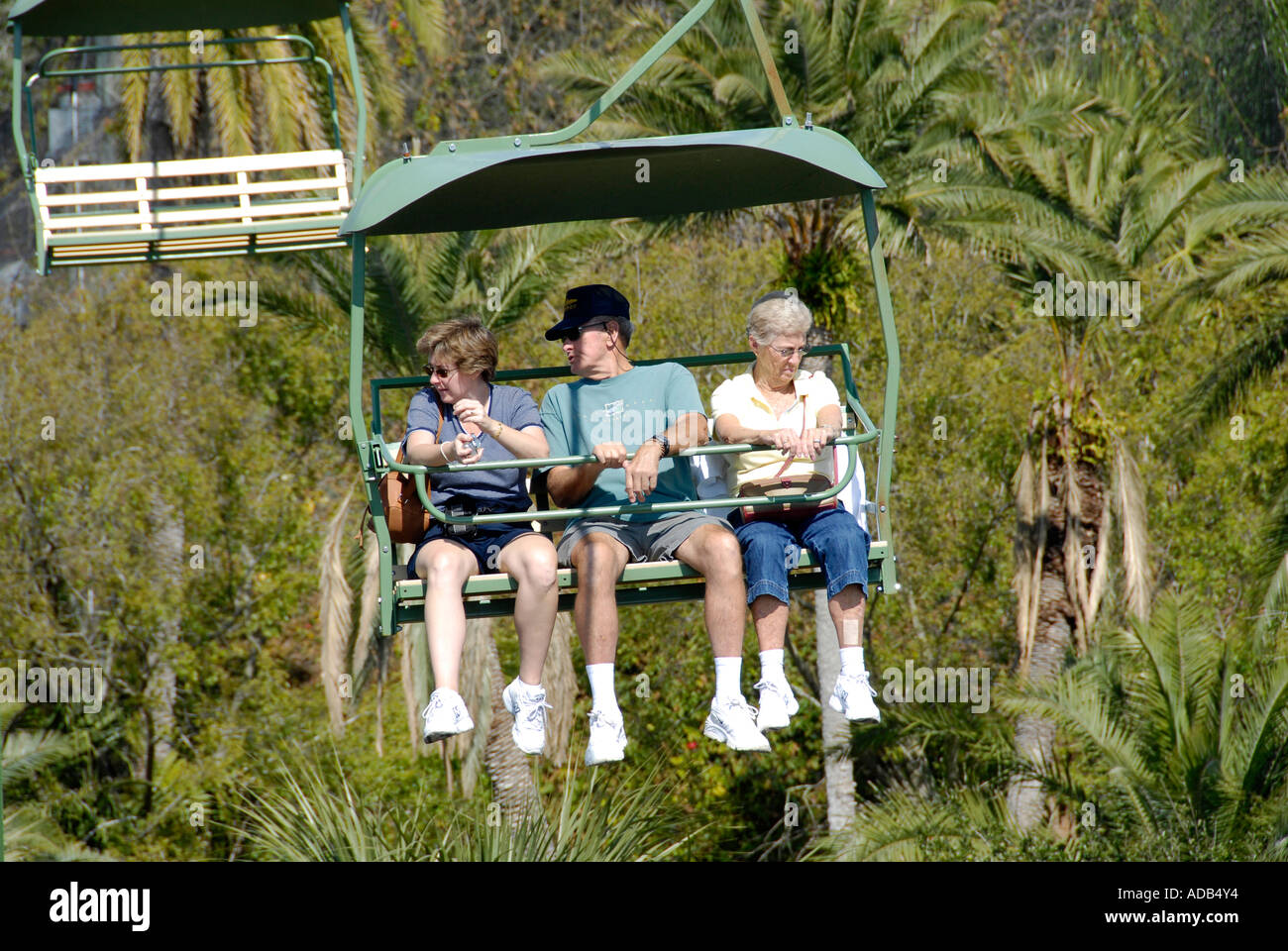 Aerial tram Lowry Park Zoo Tampa Florida FL voted the number one zoo in ...