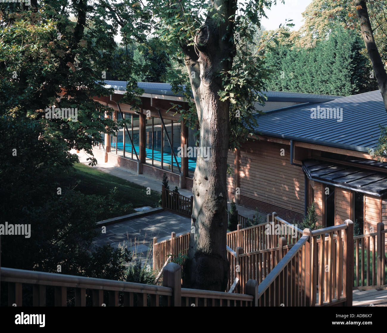 Mill Hill School Swimming Pool, London, 2005. Architect FDA Design