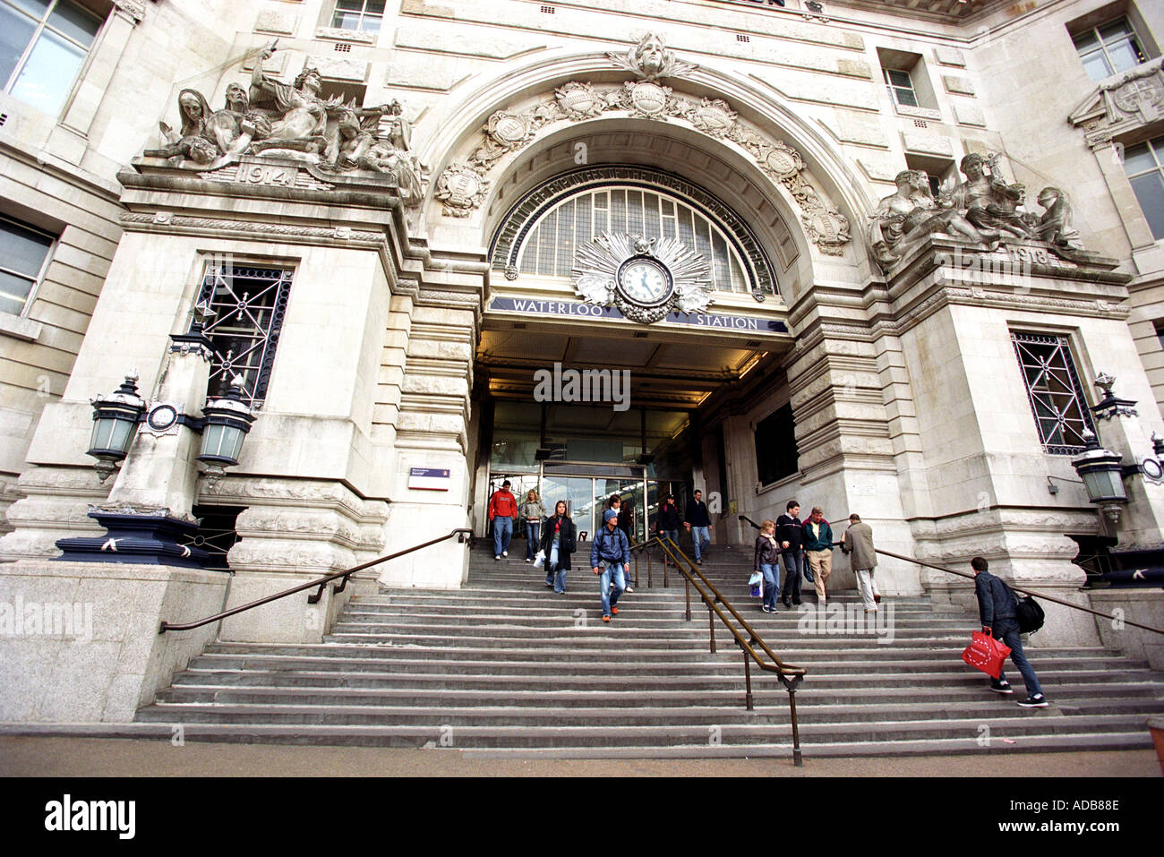 Exterior of Waterloo station in London England UK Stock Photo - Alamy