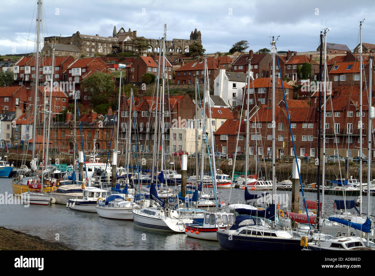 Whitby Harbour North Yorkshire England UK Stock Photo - Alamy