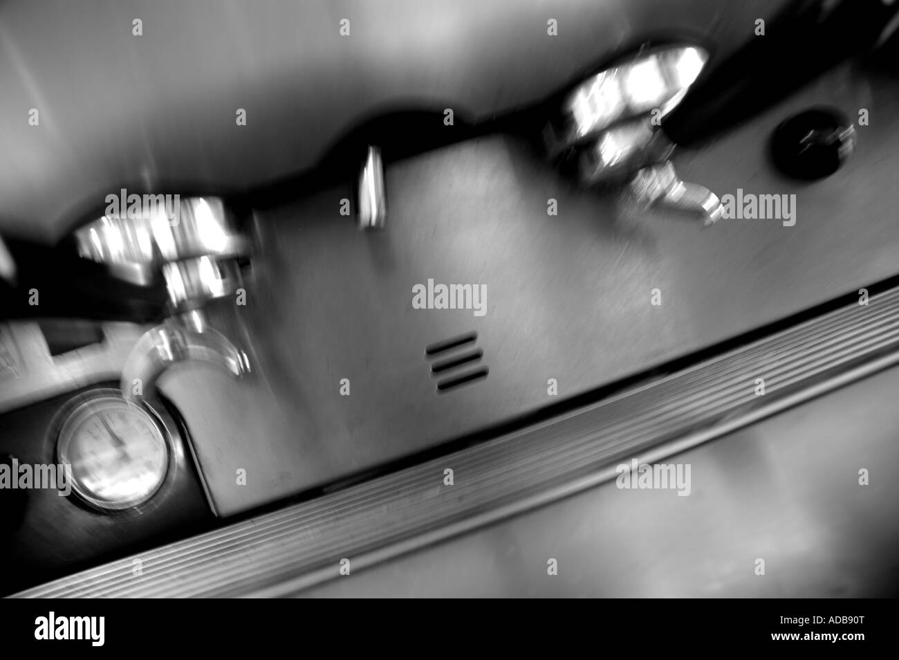 An Italian coffee machine used to make espresso and cappucino Stock Photo