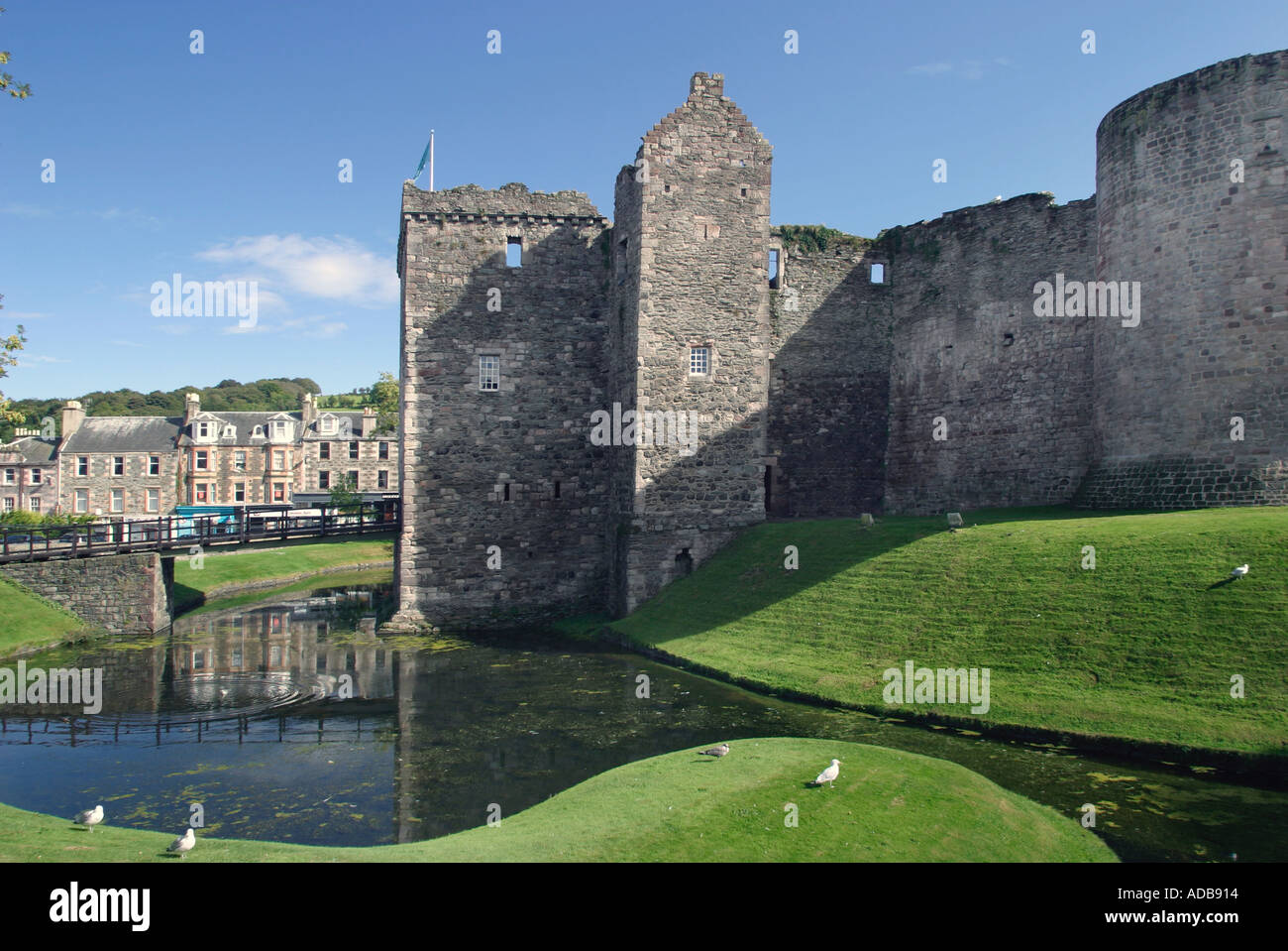 Rothesay Castle on the Isle of Bute Stock Photo Alamy