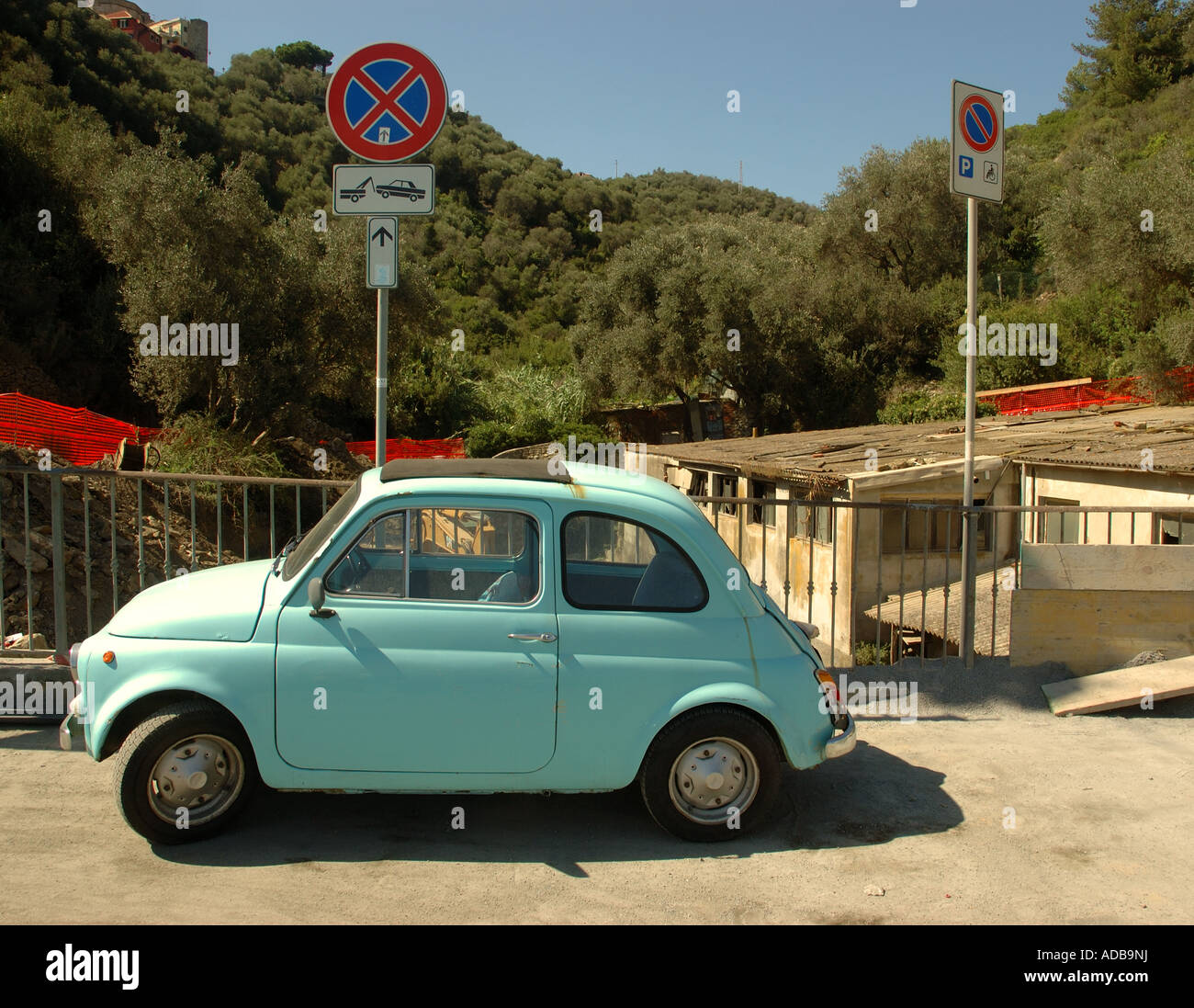 Fiat 500 in Cervo Liguria in Italy Stock Photo - Alamy