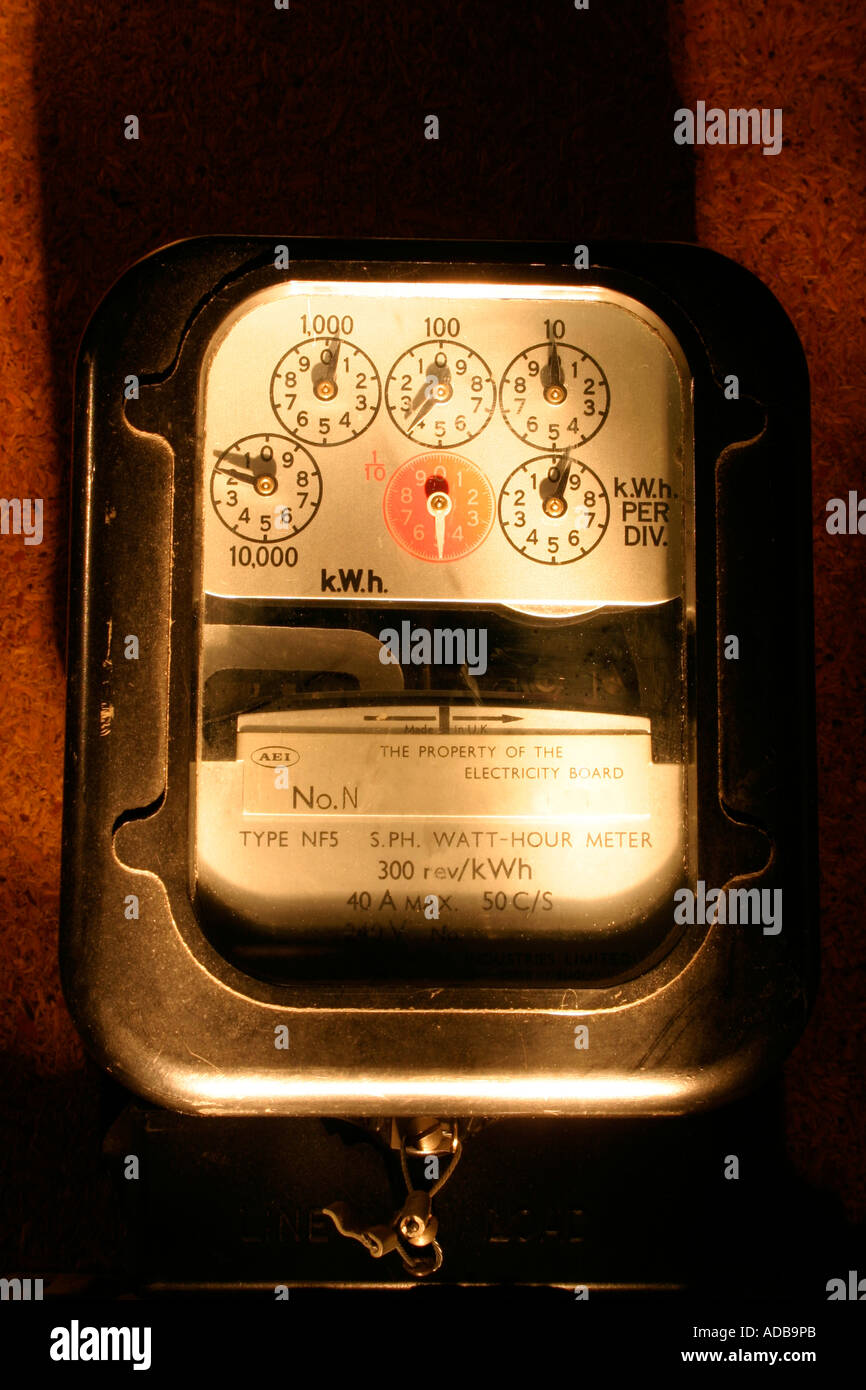 Electric Meter Dials High Resolution Stock Photography and Images Alamy