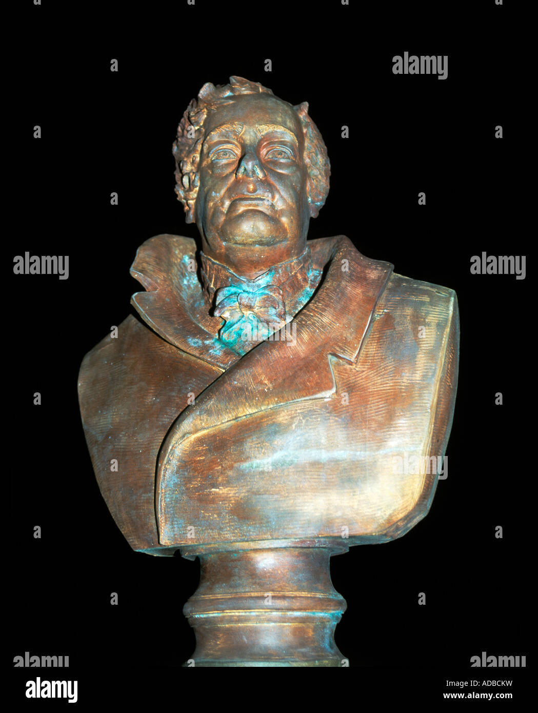 bust of one of irelands famous politicians, Stock Photo