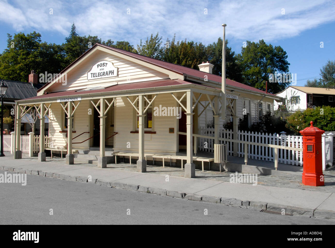 Arrowtown Post Office South Island New Zealand Stock Photo Alamy