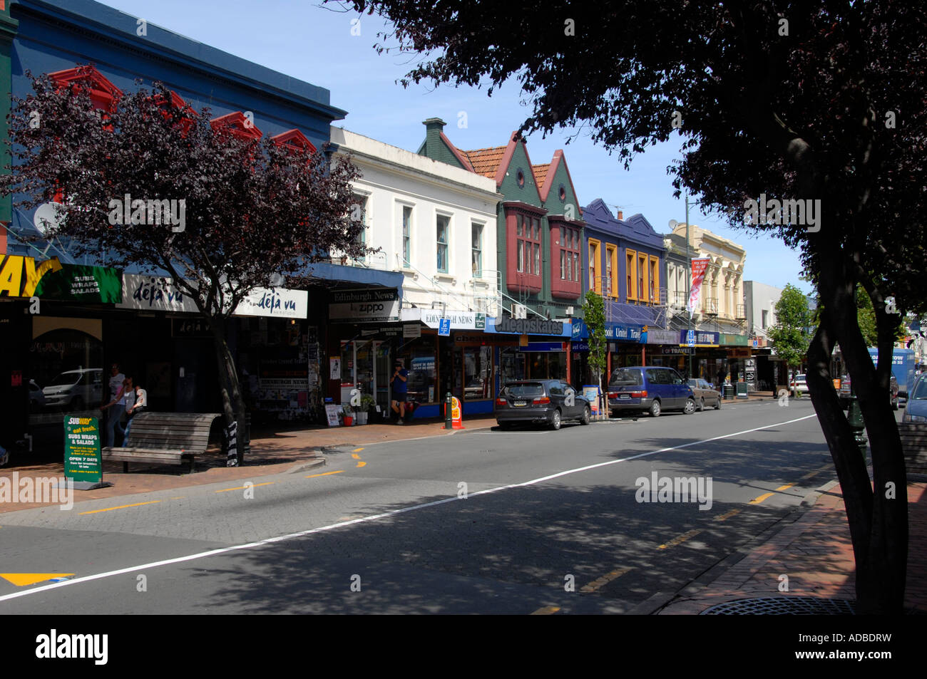 George Street Dunedin South Island New Zealand Stock Photo