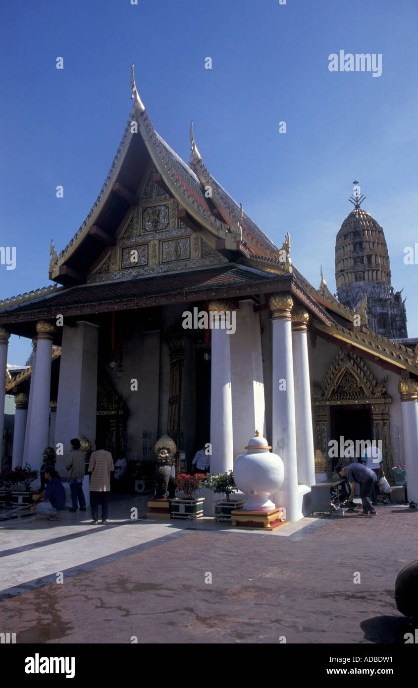 Temple Wat Yai Phra Sri Ratana Mahathat Pitsanulok Thailand Stock Photo