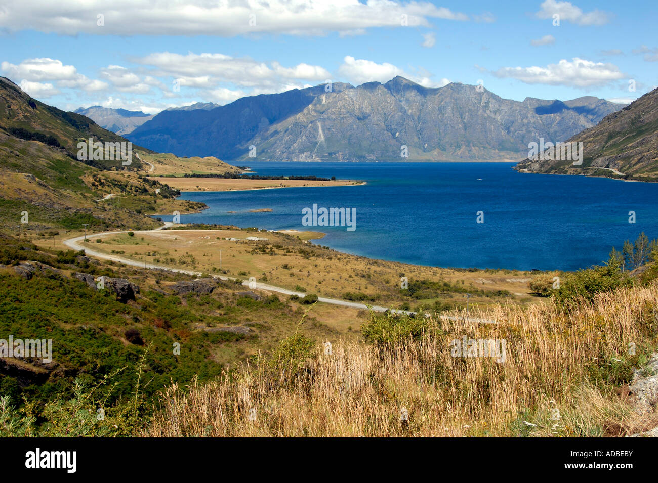 Lake Hawea South Island New Zealand Stock Photo - Alamy