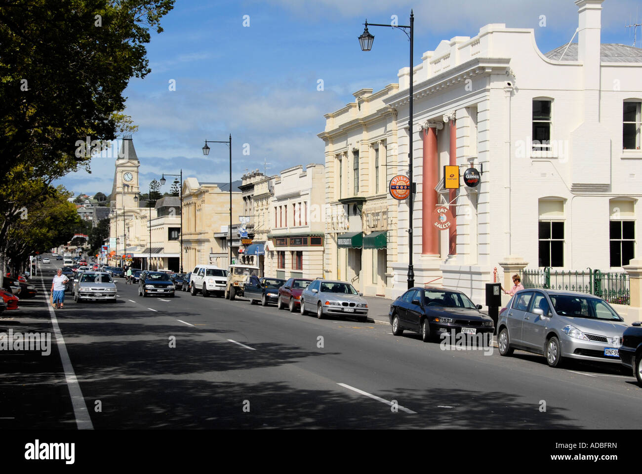 Thames Street Oamaru Otago South Island New Zealand Stock Photo Alamy