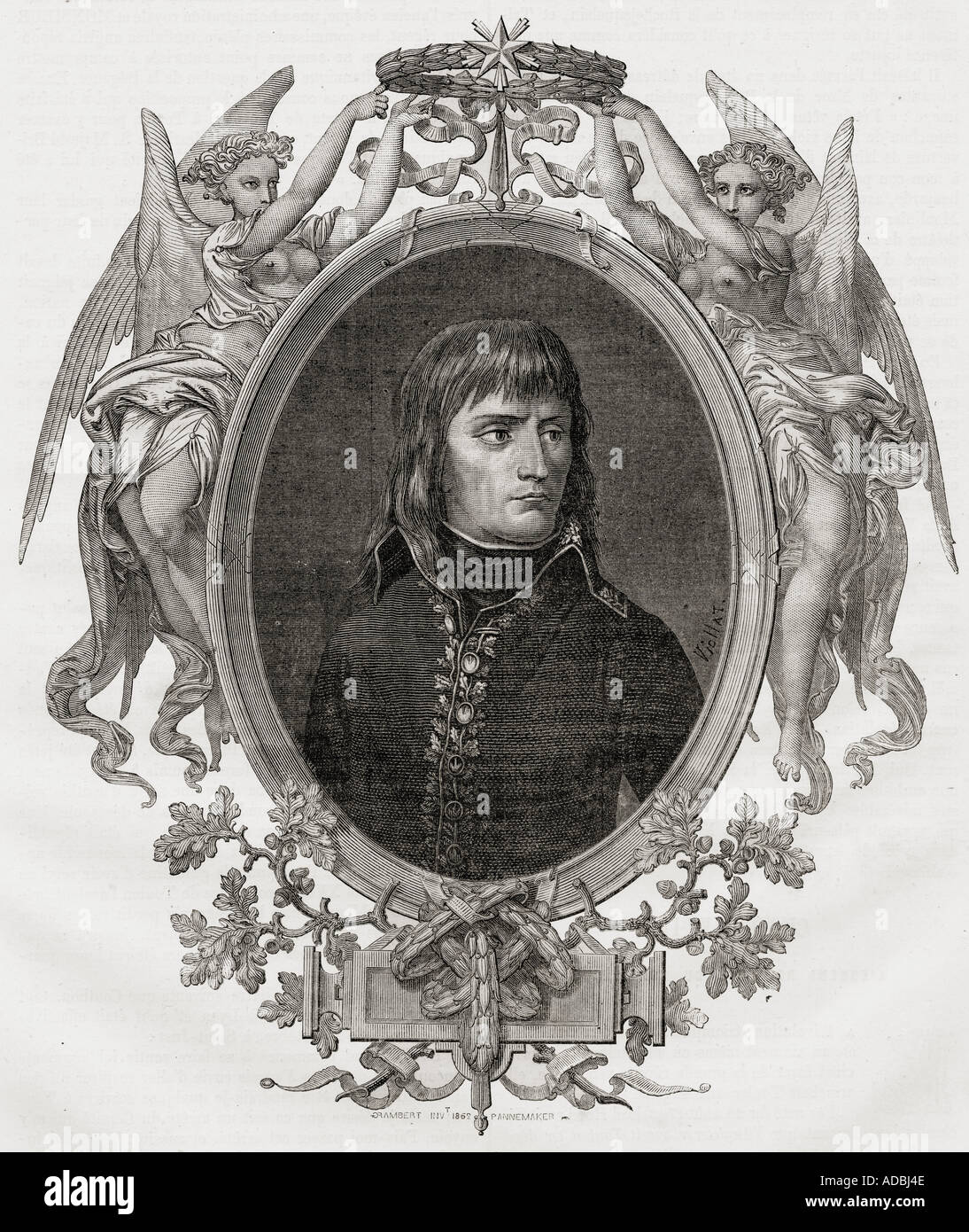 Portrait of Napoleon Bonaparte, 1792 (Illustration) - World