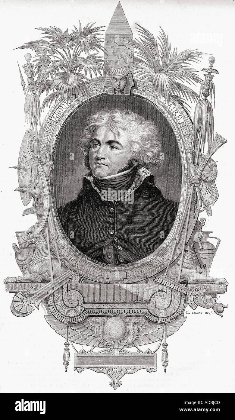 Jean Baptiste Kléber, 1753 - 1800. French general of the Revolutionary wars Stock Photo