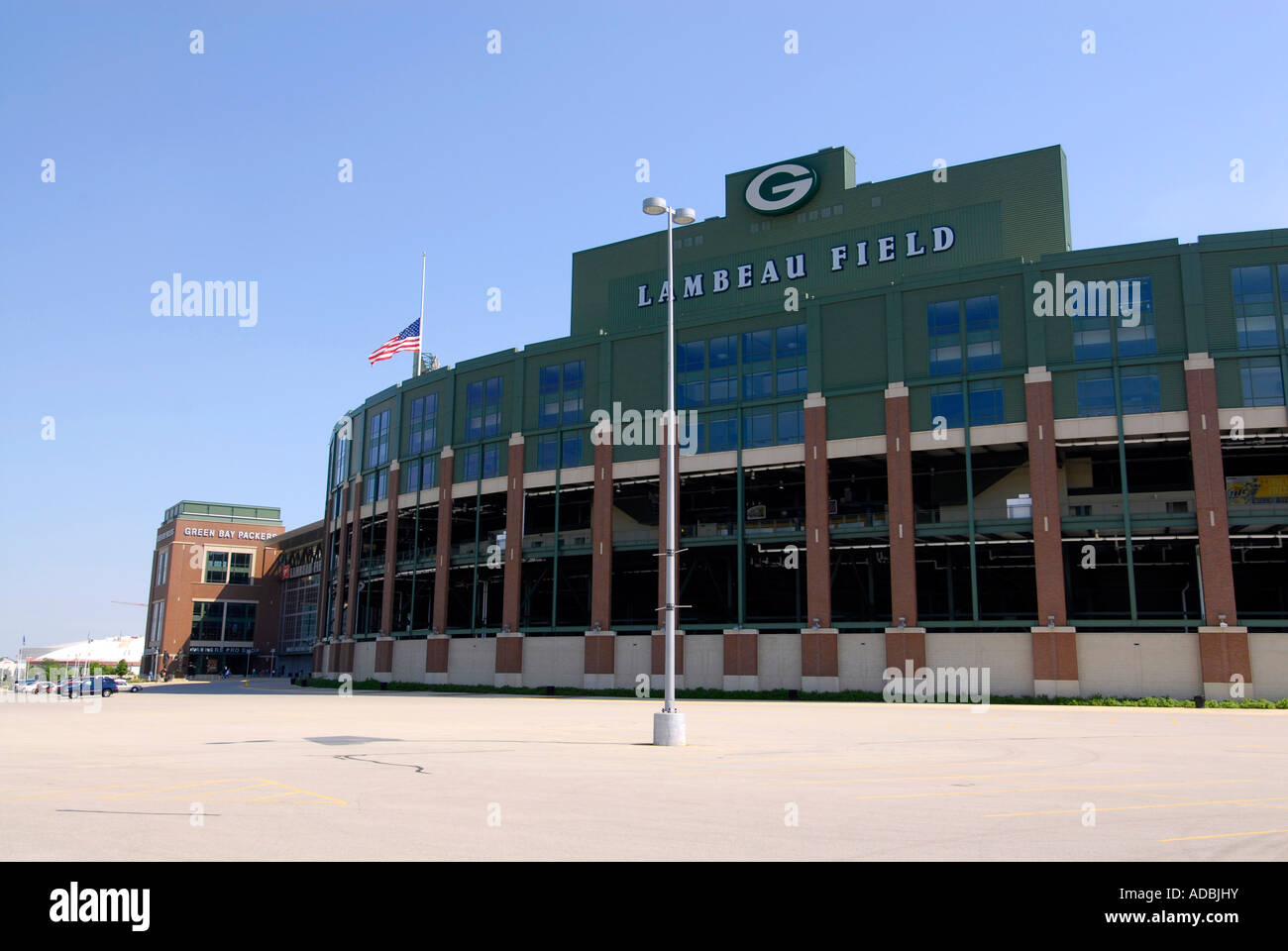 Lambeau Field the Packers Football stadium at Green Bay Wisconsin WI Stock Photo